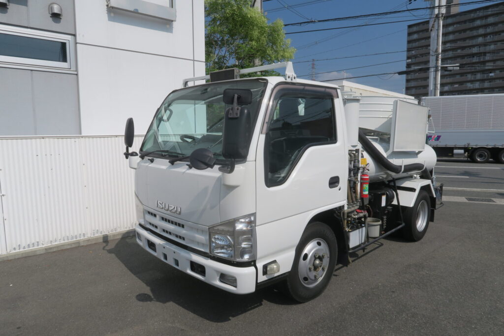 22年  モリタ糞尿車  役所上がり  全塗装住み  車検有